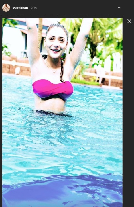 Sara Khan in bikini