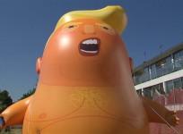 U.K. Activists Inflate Giant Baby Donald Trump Balloon In Preparation For U.S. Presidential Visit