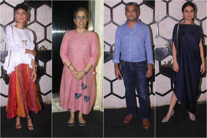 Kiran Rao, Guneet Monga, Rasika Dugal and Neeraj Ghaywan at Shweta Tripathi and rapper Chaitanya Sharma's pre-wedding bash Kiran Rao, Guneet Monga, Rasika Dugal and Neeraj Ghaywan at Shweta Tripathi and rapper Chaitanya Sharma's pre-wedding bash