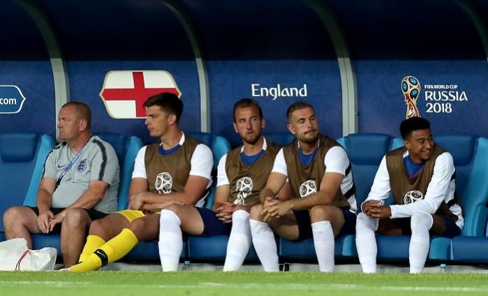 The likes of Harry Kane, Jordan Henderson and Jesse Lingard stayed on the bench for England Kane Henderson Lingard England