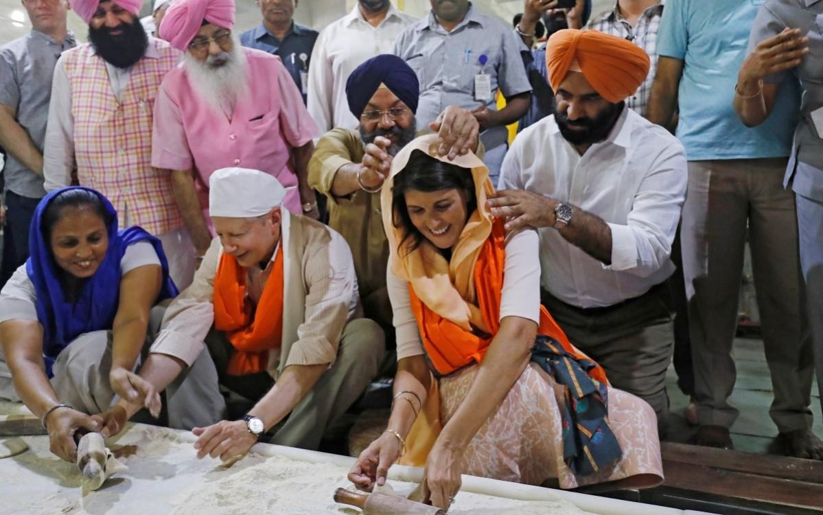 U.S. Ambassador to the United Nations Nikki Haley prepares Nikki haley
