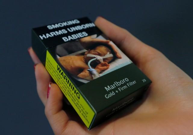 A packet of Marlboro cigarettes made by Philip Morris are pictured in this photo illustration A packet of Marlboro cigarettes made by Philip Morris are pictured in this photo illustration