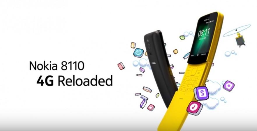 The Nokia 8110 4G, the Alcatel OneTouch Go Flip, and the <a href= Nokia 8110 4G