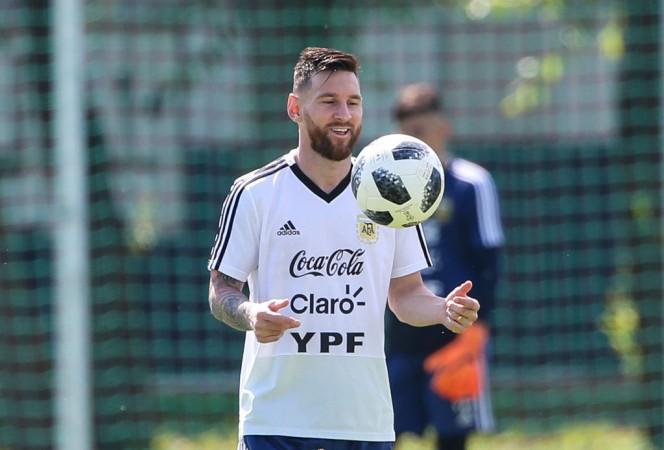 Lionel Messi opened his World Cup 2018 account in Argentina's final Group D tie against Nigeria. Lionel Messi