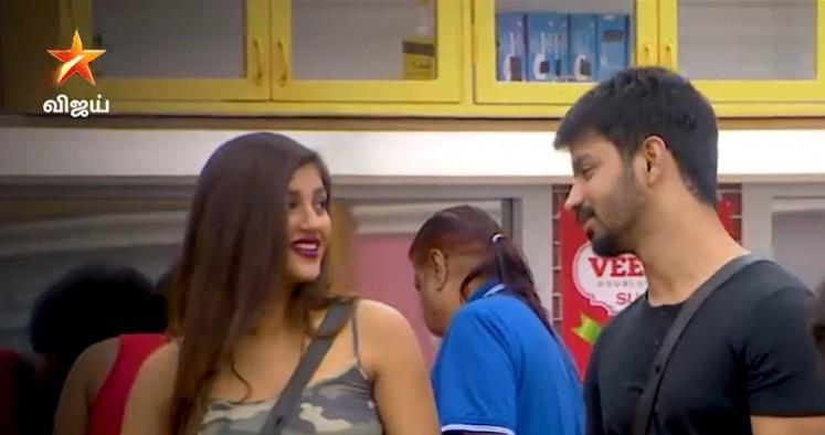 Mahat Raghavendra and Yashika's proximity raises eyebrows. Mahat touches Yashika's butt