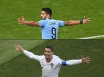 Luis Suarez Cristiano Ronaldo Uruguay Portugal