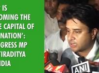 ‘MP is becoming the rape capital of the nation’: Congress MP Jyotiraditya Scindia
