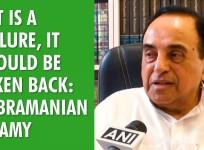 GST is a failure, it should be taken back: Subramanian Swamy