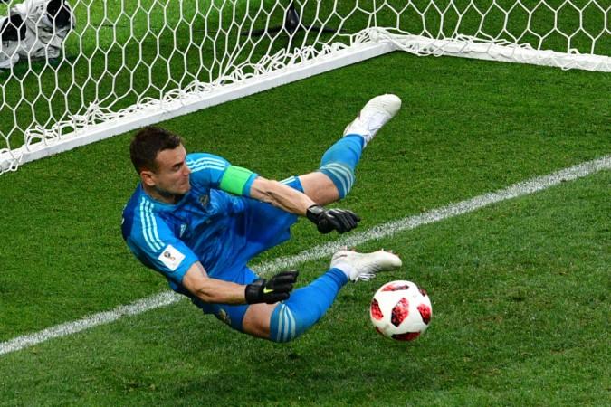Igor Akinfeev emerged the hero for hosts Russia on July 1. Igor Akinfeev