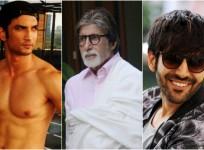 Sushant Singh Rajput, Amitabh Bachchan and Kartik Aaryan