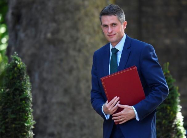 Britain's Secretary of State for Defence Gavin Williamson arrives in Downing Street in London UK Defence Minister Gavin Williamson