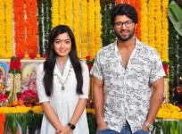 Vijay Deverakonda and Rashmika Mandanna at Dear Comrade launch