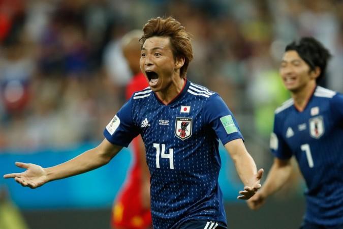 Japan took a 2-0 lead before going down in the Round of 16 match. Inui Japan Fifa World Cup 2018