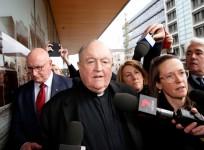 Archbishop Philip Wilson leaving court