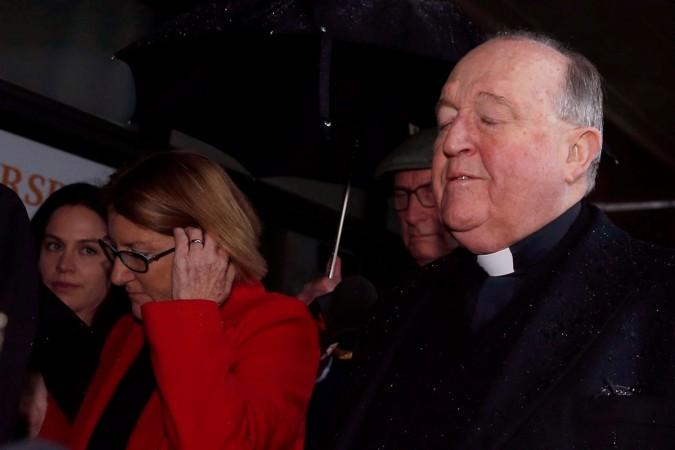 Archbishop Philip Wilson arrives at Newcastle Local Court, in Newcastle, Australia, June 19, 2018 Archbishop Philip Wilson arriving at court