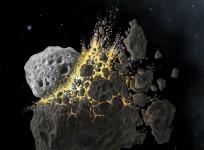 Asteroid collision