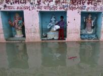 Boy in rains
