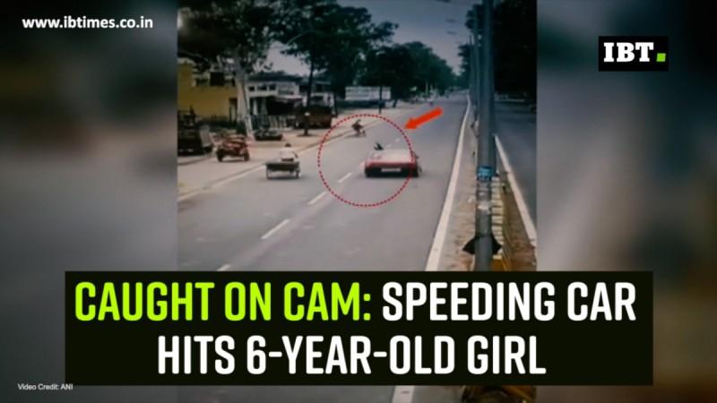 Caught on cam: Speeding car hits 6-year-old girl