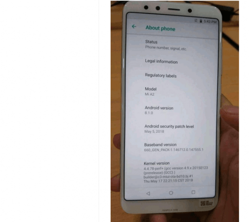 Xiaomi Mi A2 Lite spotted on sale, ahead of official launch