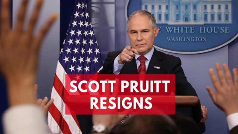 Scott Pruitt Resigns Amid Mounting Pressure