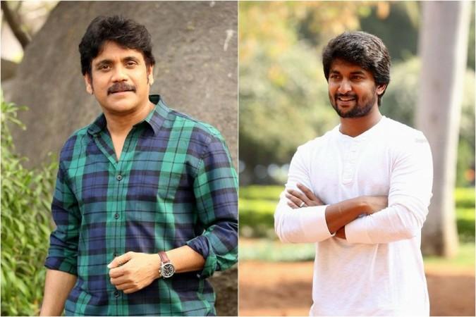 Akkineni Nagarjuna and Nani Akkineni Nagarjuna and Nani