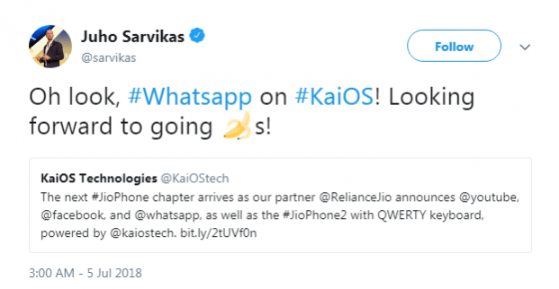 Nokia 8810 4G to get WhatsApp support Nokia 8810 4G to get WhatsApp support