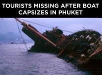 Tourists missing after boat capsizes in Phuket