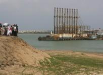 Hambantota port in Sri Lanka