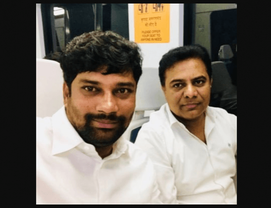Balka Suman (L) has been accused of sexually harassing two women. Balka suman