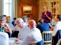 Britain's Prime Minister Theresa May commences a meeting with her cabinet