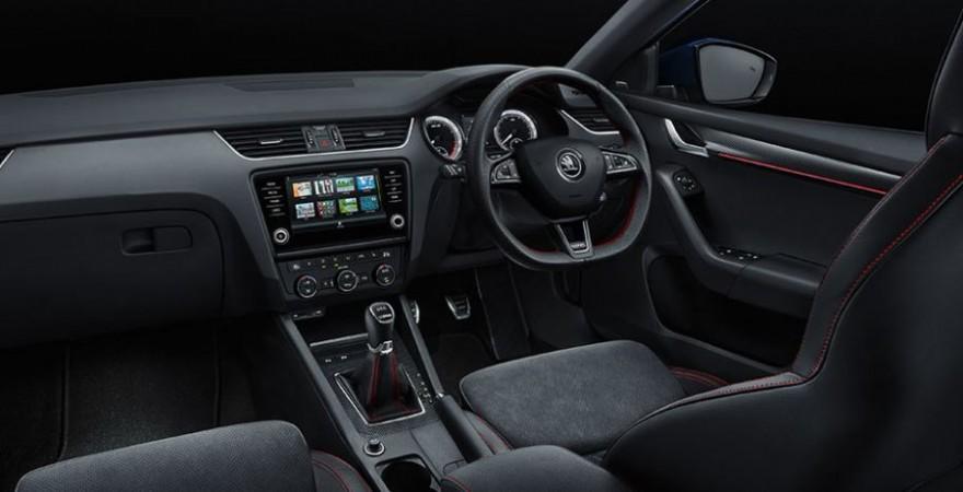 Skoda Octavia RS' interior gets sporty black theme Skoda Octavia RS
