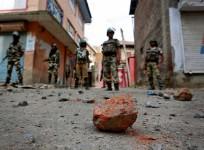 Stone pelting in Srinagar, Kashmir