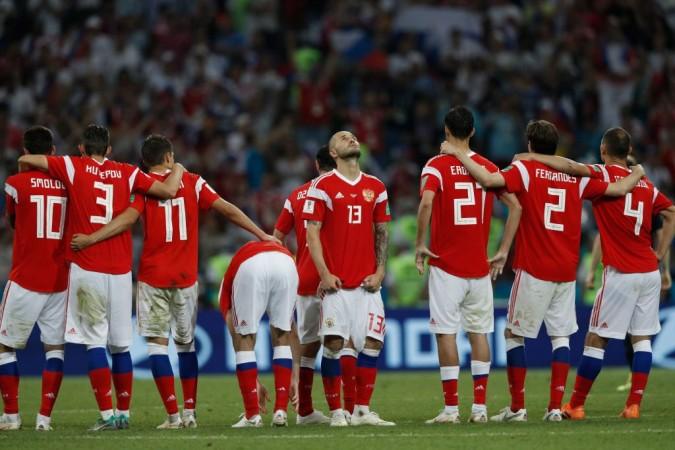 Russia football team left disappointed after failing to win the penalty shootout against Croatia. Russia football team