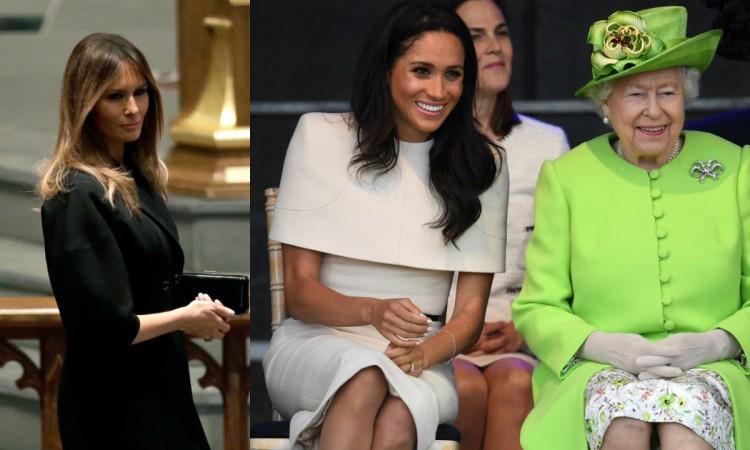 Melania Trump is visiting the UK next week and pay Meghan Markle's special place a visit. Meghan Markle Queen Elizabeth, Melania Trump