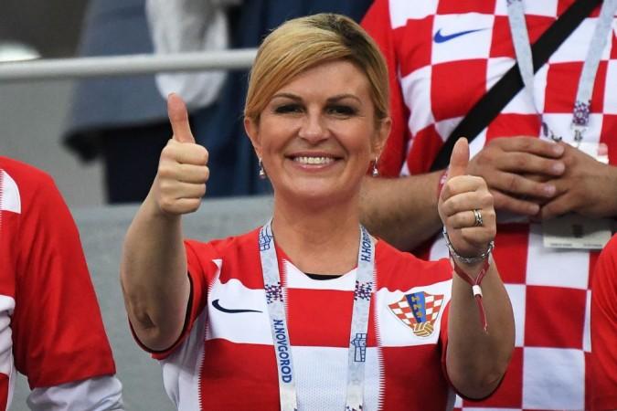 Croaita president Kolinda Grabar-Kitarovic at Fifa World Cup 2018