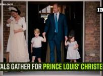 Royals gather for Prince Louis' christening