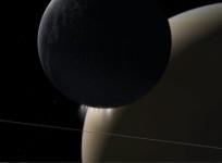 Saturn and Enceladus