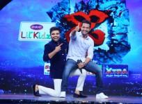 Jr NTR with Pradeep Machiraju on Dhee 10 grand finale
