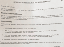 Howard Durdle PayPal Letter