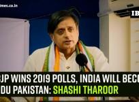 If BJP wins 2019 polls, India will become Hindu Pakistan: Shashi Tharoor
