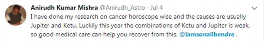 Sonali Bendre cancer treatment