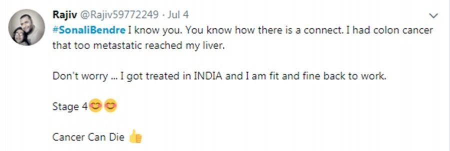 Sonali Bendre cancer treatment
