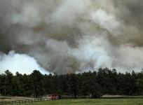 Wildfire Threatens Homes In Colorado Springs Area