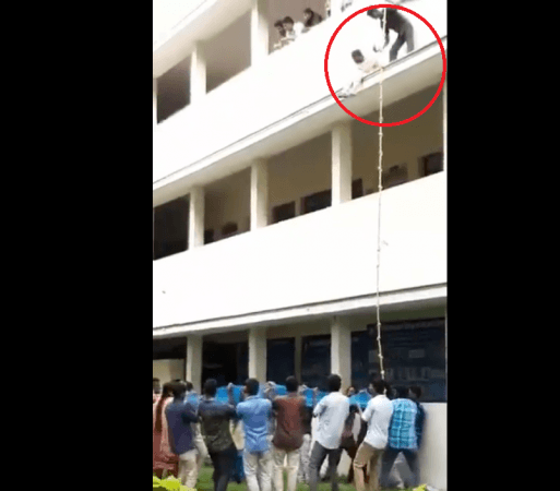 The girl died after a fire drill in a college in Tamil Nadu went awry. fire drill death