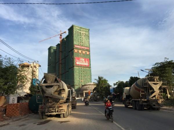 A Chinese hotel and entertainment complex under construction is seen at the Preah Sihanoukville province, Cambodia A Chinese hotel and entertainment complex