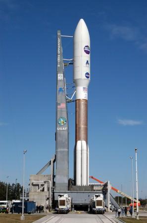 The Atlas V rocket is built by Lockheed Martin Atlas V