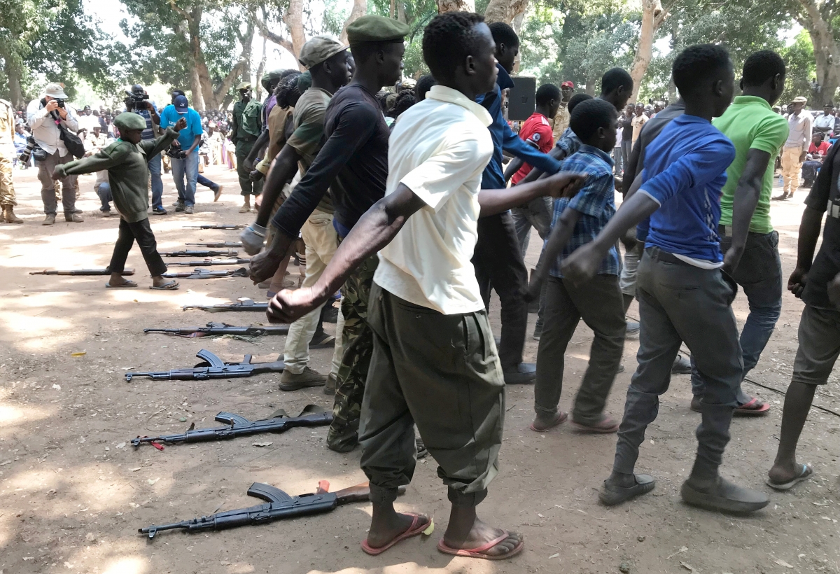 South Sudanese children