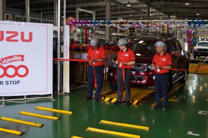 Isuzu Motors India rolls out 10,000th vehicle from its plant in SriCity Isuzu Motors India