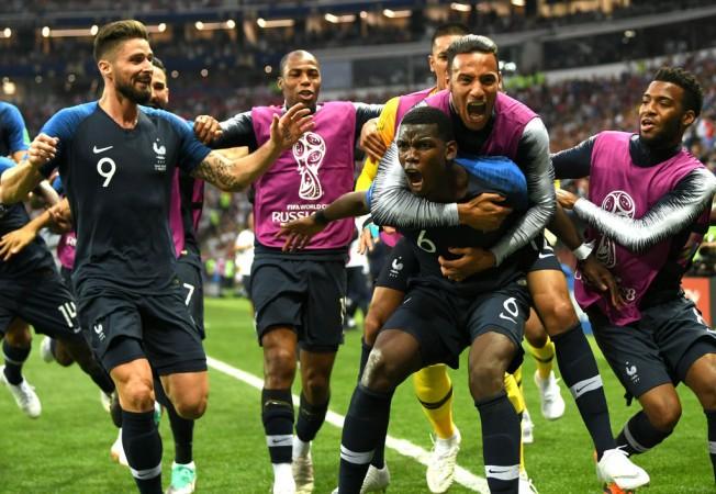 Pogba was outstanding for France on the day of the final in Moscow. Paul Pogba