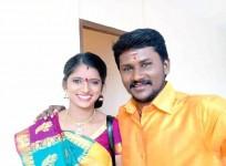 Super Singer 6 winner Senthil Kumar with his wife Rajalakshmi